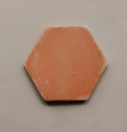 Rustic Terracotta Hexagoan 20x20x2cm